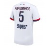 Herren Fußballbekleidung Paris Saint-Germain Marquinhos #5 Auswärtstrikot 2025-26 Kurzarm